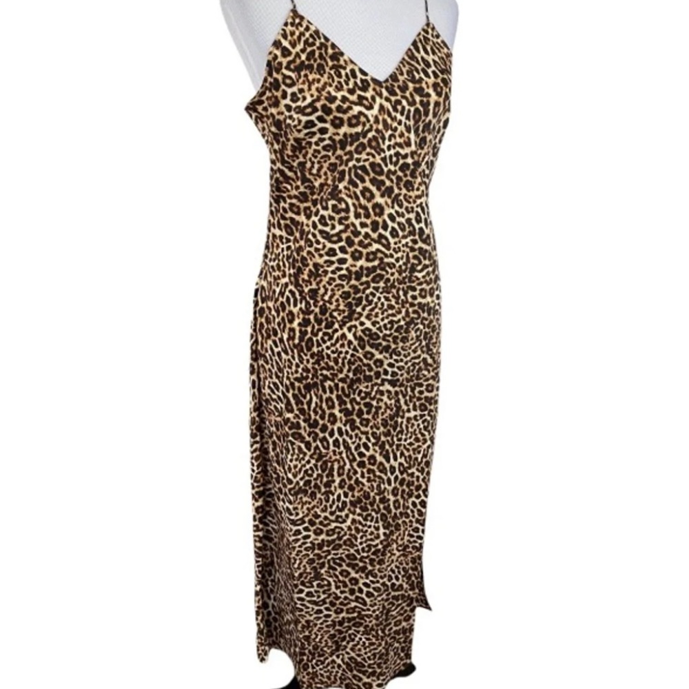 Nili Lotan x Target leopard slip dress size S